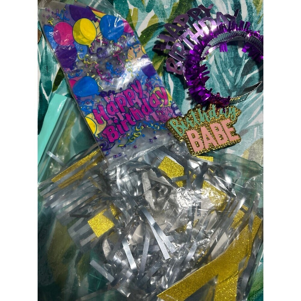 Birthday Party Decor Bundle - Hats, Banners, Bags & More!